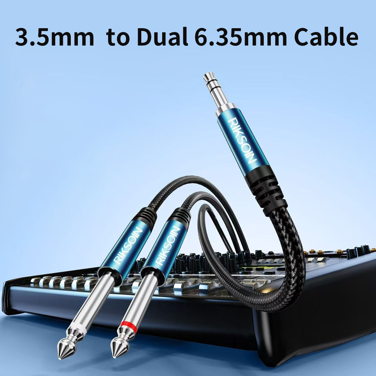 Audio Splitter Y - Kabel rozdzielający 3,5 mm TRS na