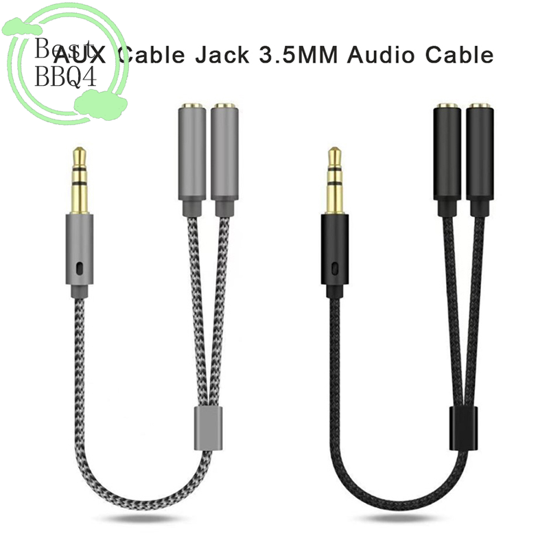 Earphone Splitter Jack - Kabel AUX Jack 3.5MM Kabel Audio