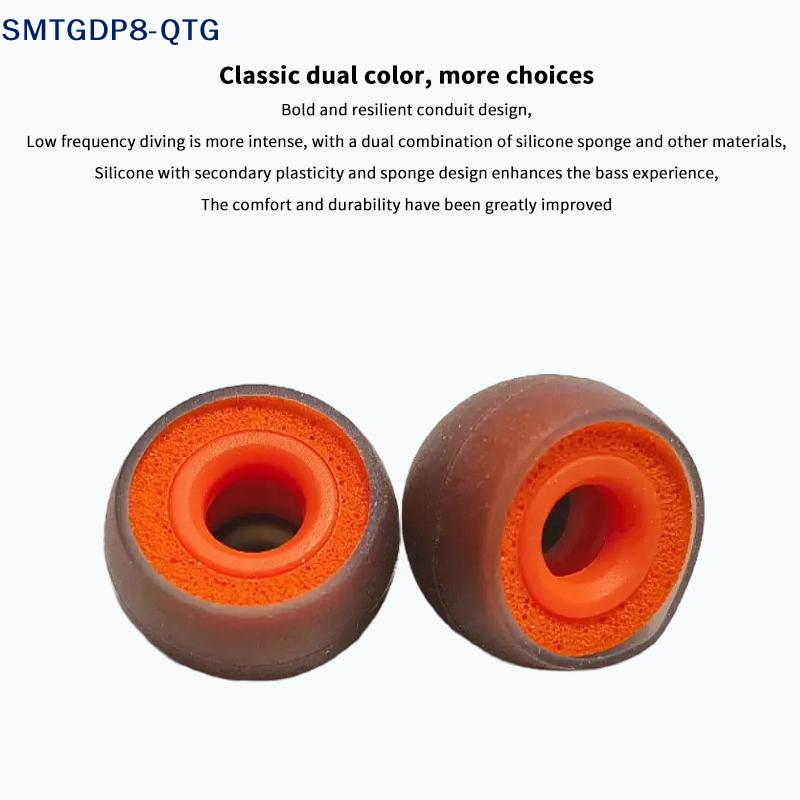 Earphone Foam Tip - NOWOŚĆ Para silikonowych nakładek na słuchawki