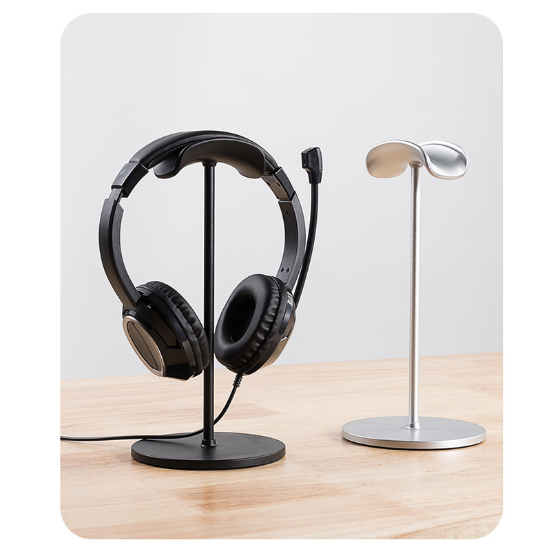 Headphone Stand Desk - Metalowy stojak na słuchawki montowany na