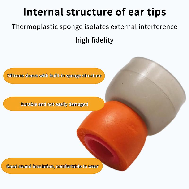 NOWOŚĆ Para silikonowych nakła – Earphone Foam Tip recenzja i cena