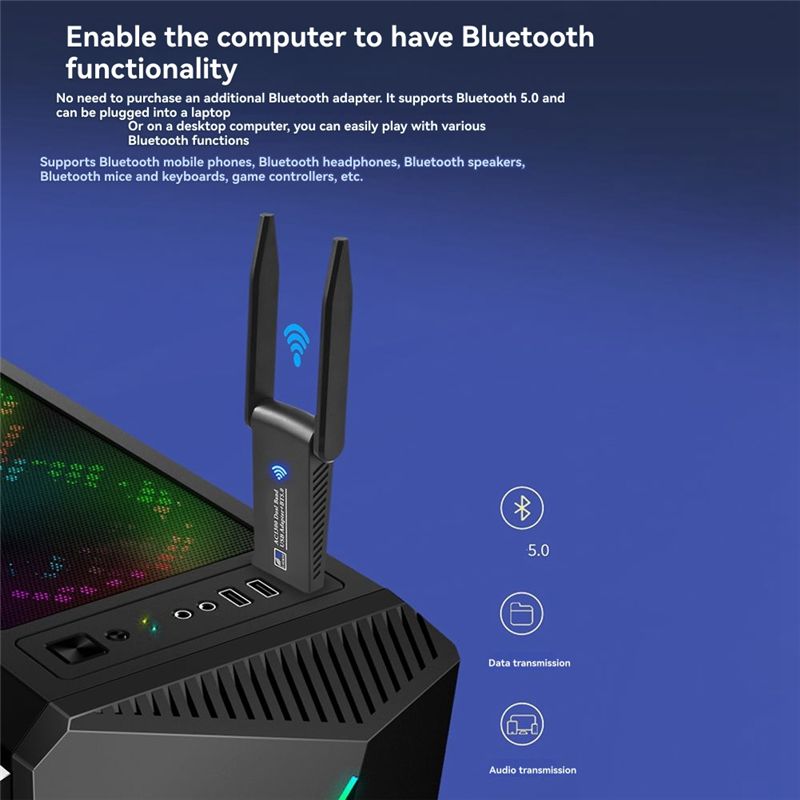 N34R-1300Mbps USB 3.0 Adapter  – Bluetooth Adapter Receiver recenzja i cena